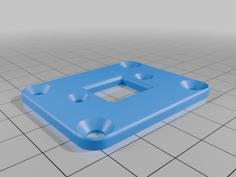 Simple Panel Mount RJ45 Plate 3D Printer Model