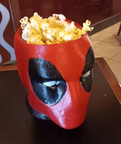 Deadpool Popcorn Bucket 3D Printer Model