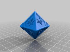 Genshin Impact Genius Invocation Elemental Dice 3D Printer Model