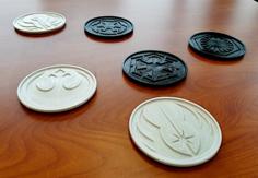 Star Wars Coaster Set 3D Printer Model