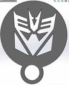 Coffee Stencil – Decepticon 3D Printer Model