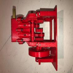 Working 2 Cylinder Air Engine Model 3D Printer Model