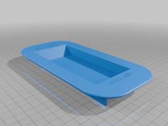 Parametric Lathe Chip Tray 3D Printer Model