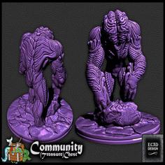 Brain Golem – Support-free Miniature 3D Printer Model