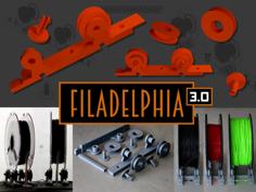 Filadelphia 3.0 (Standalone Filament Holder) 3D Printer Model