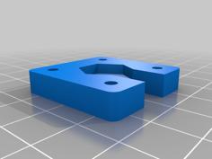 Cupcake Meteric Nut Holder 3D Printer Model