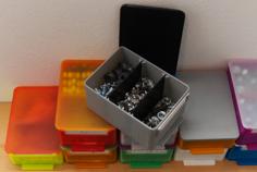 Little Boxes – With Handle, Tag, Separators And Lid 3D Printer Model