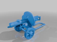 PM-1910 Maxim Machine Gun 3D Printer Model