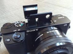 Bounce Flash For Sony A6000 3D Printer Model