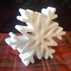 Christmas Snowflake Stand-Up Soap Mold 3D Printer Model