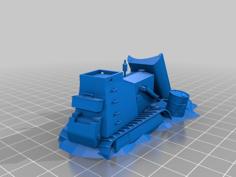 Tractor Wreck 3D Printer Model