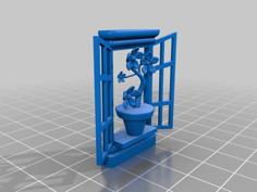 Balcone Con Vaso 3D Printer Model