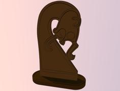 Oseberg Tent Post Carving – Viking 3D Printer Model