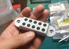 Hex Bit Holder For Mounting With Screws 3D Printer Model