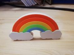 Broche Arc En Ciel 3D Printer Model