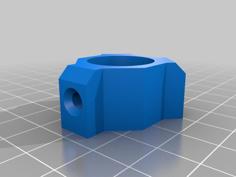 Aliens Pulsrifle Barrel Adapter 3D Printer Model