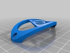 Deathly Hallows Hair Clip Slider 3D Printer Model