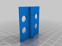 Customizable Hinge 3D Printer Model