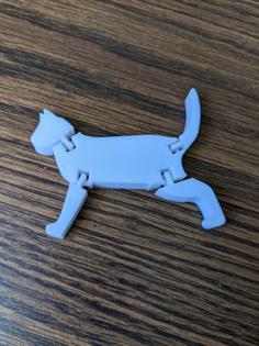 Print In Place Cat.stl 3D Printer Model