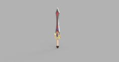 League Of Legends – Garens’s Sword(Two Part) 3D Printer Model