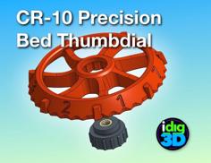 CR-10 Precision Thumbdial 3D Printer Model