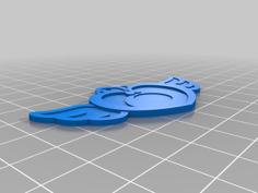 Sailor Moon Heart Pendant 3D Printer Model