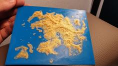 Tamriel Map 3D (The Elder Scrolls) 3D Printer Model