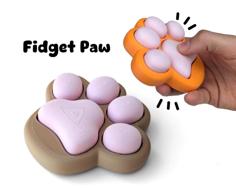 Fidget Paw 3D Printer Model