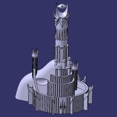 Barad-Dur Dice Tower (Eye Of Sauron) 3D Printer Model