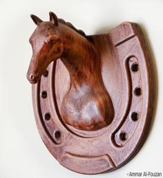 Horse Wall Mount 3D Printer Model