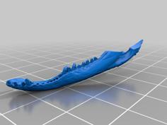 Alligator Skull 3D Printer Model