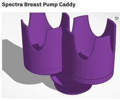 Spectra Breast Pump 2-Bottle Holder 3D Printer Model