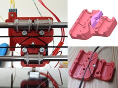 Redesigned Prusa I3 X Carriage 3D Printer Model