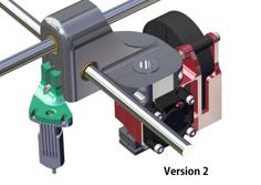 Ultimaker Style Carriage / E3D V6 /BL-Touch / Radial Blower For 8 Mm Schafts 3D Printer Model