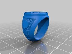 Naruto Ring (size 10) 3D Printer Model