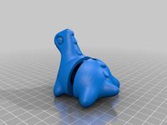 Flexi Baby Dino 3D Printer Model