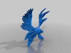 Biblically Accurate Angel Tree Topper (low Poly) 3D Printer Model