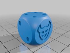 Rounded Demon Dice 3D Printer Model