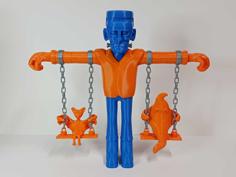 Frankenstein Swing Set 3D Printer Model