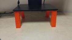 Simple Monitor Stand 3D Printer Model