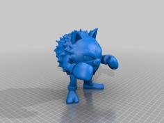 Primeape Multicolor 3D Printer Model