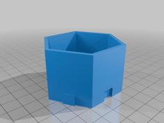 HexBoxStorage Interconnected (connect At Base Only) 3D Printer Model