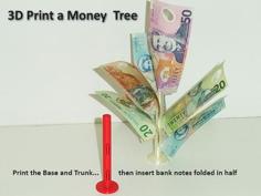 Money Tree… Money Does Grow On Trees! 3D Printer Model