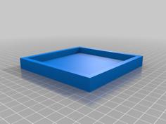 Square Coaster 3D Printer Model