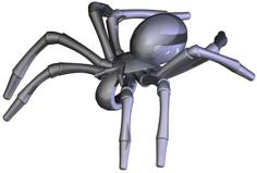 Spider Pendant 3D Printer Model