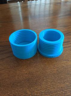 Decorative Threaded Container 3D Printer Model