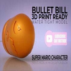 Super Mario Bullet Bill 3D Printer Model