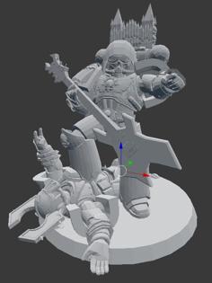 Fabulous Space Warrior 2: “Chaplain RJ Dio” 3D Printer Model