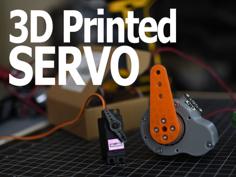 3D Printed Servo Motor 3D Printer Model