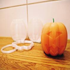 Pumpkin Candle Mold 3D Printer Model